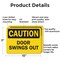Signmission Door Swings Out, 10 in W x Rectangle, Aluminum OS-2PACK-CS-A-710-L-19151 - alternate 2